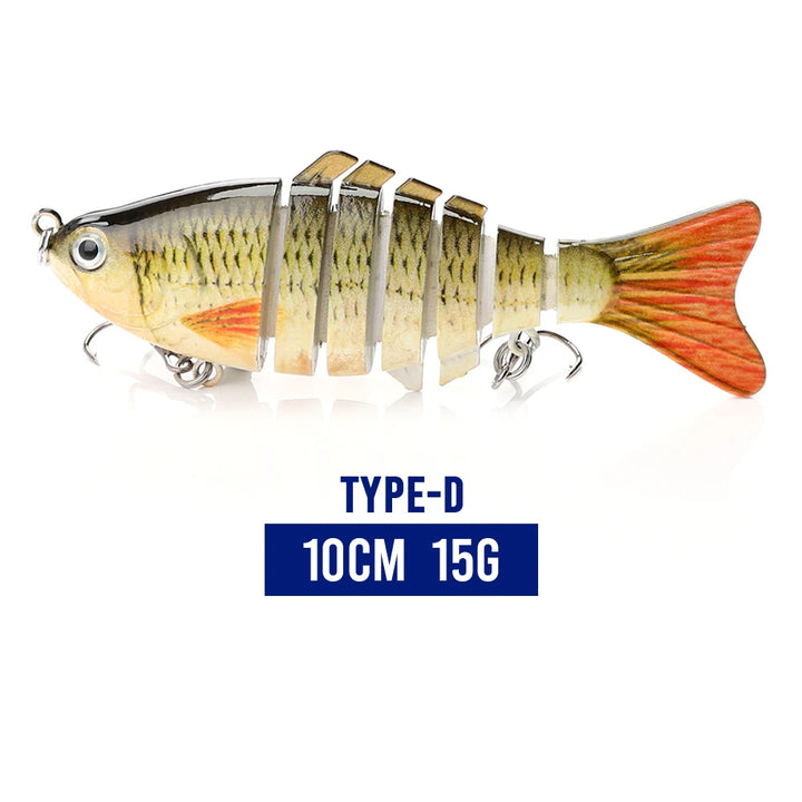 100mm Multi-Jointed Fishing Lures