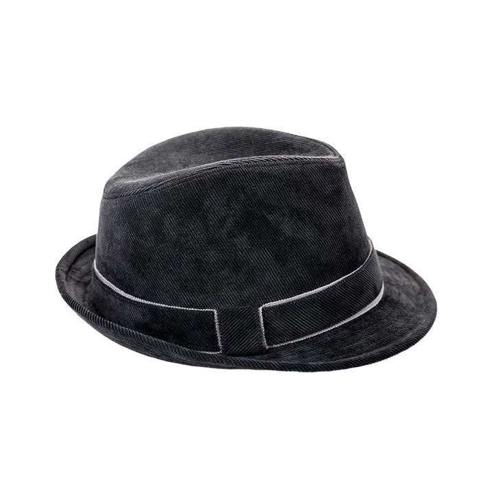 Wide Brim Denim Fedora Hat