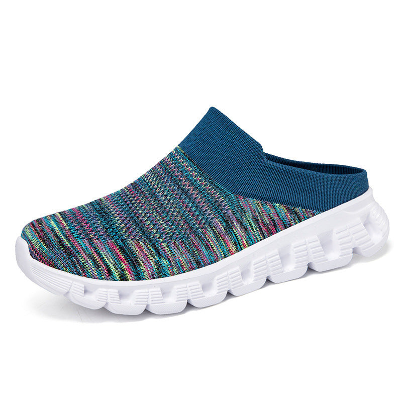 Flyknit Slip-on Loafers Sock Mesh Breathable Trendy Sports Casual Shoes