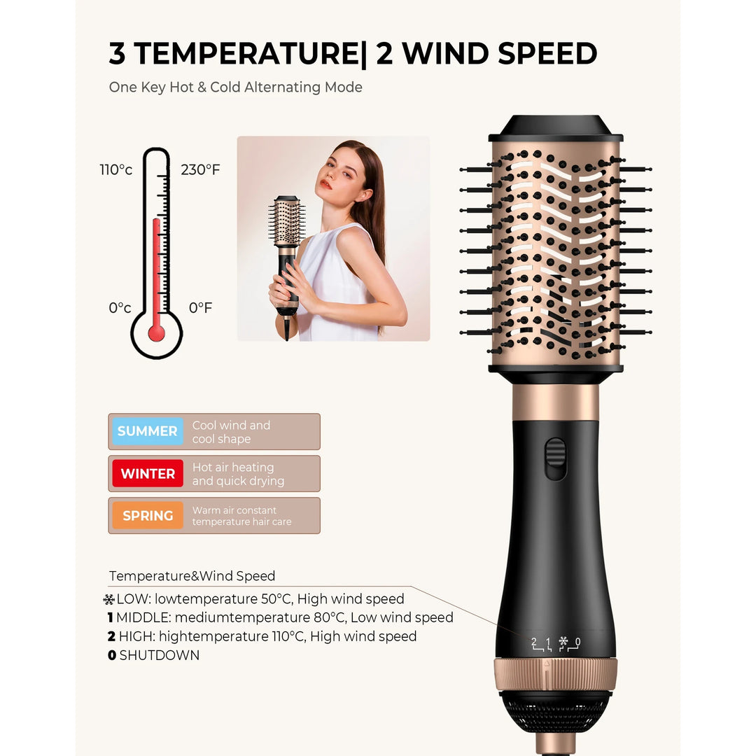 Professional 4 In 1 Blow Dryer Brush