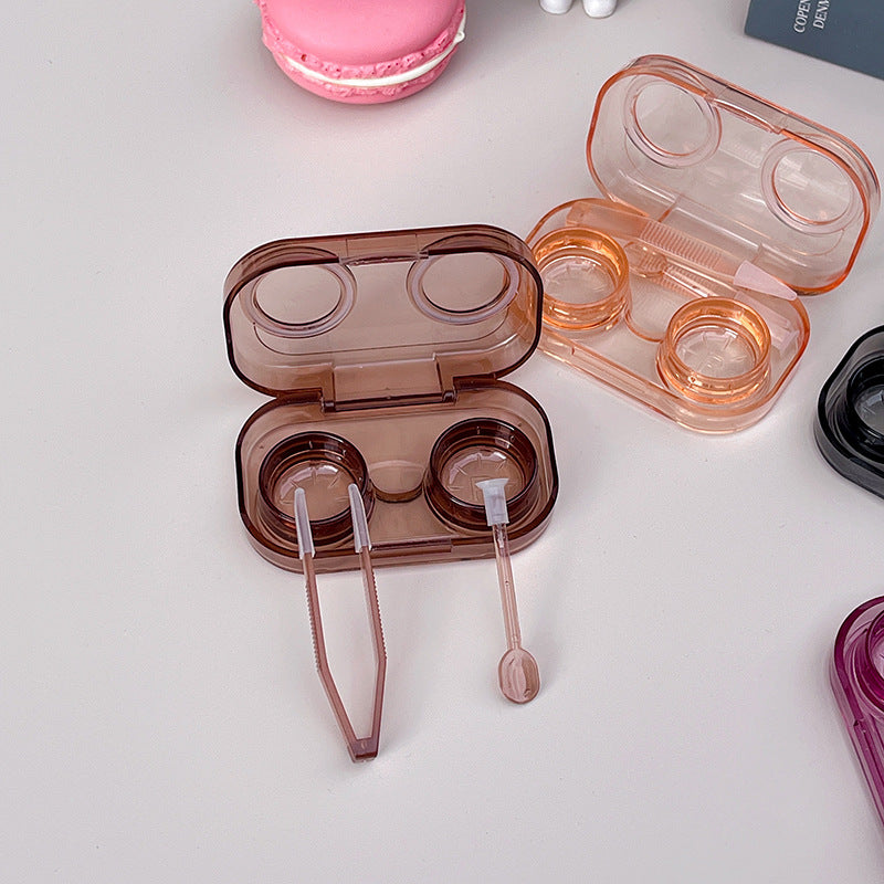 Contact Lens Case Box Holder Travel Kit Container