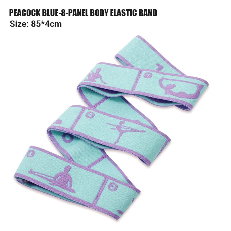 Multi-Section Elastic Yoga Resistance Band