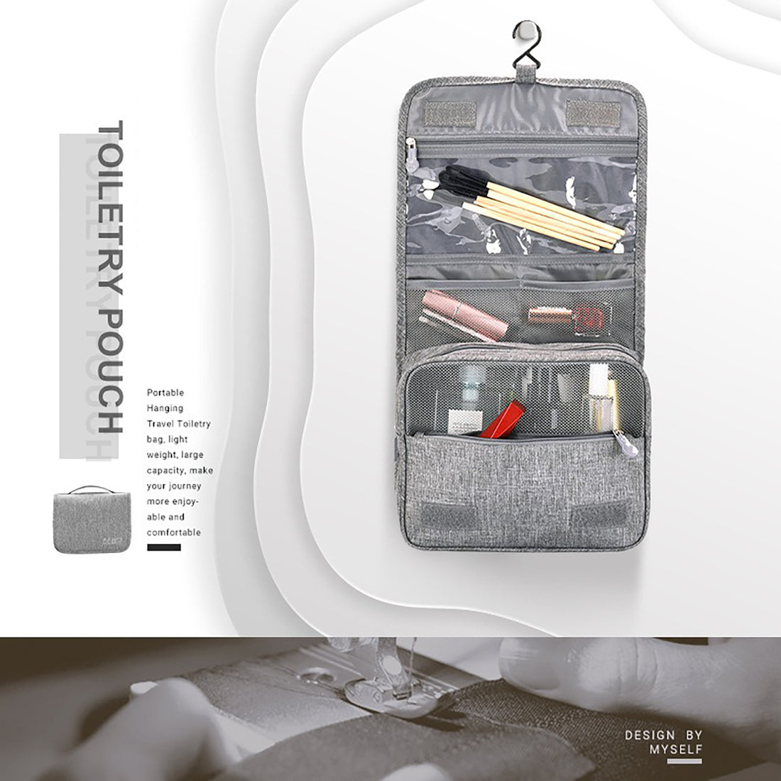 Nylon Hanging Toiletry Bag