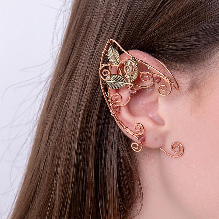 Pure Handmade Elf Ear Clips Without Pierced Ears - Trendha