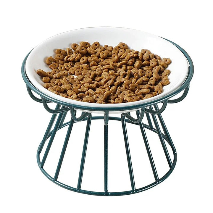 Elevated Iron Pet Feeder Stand