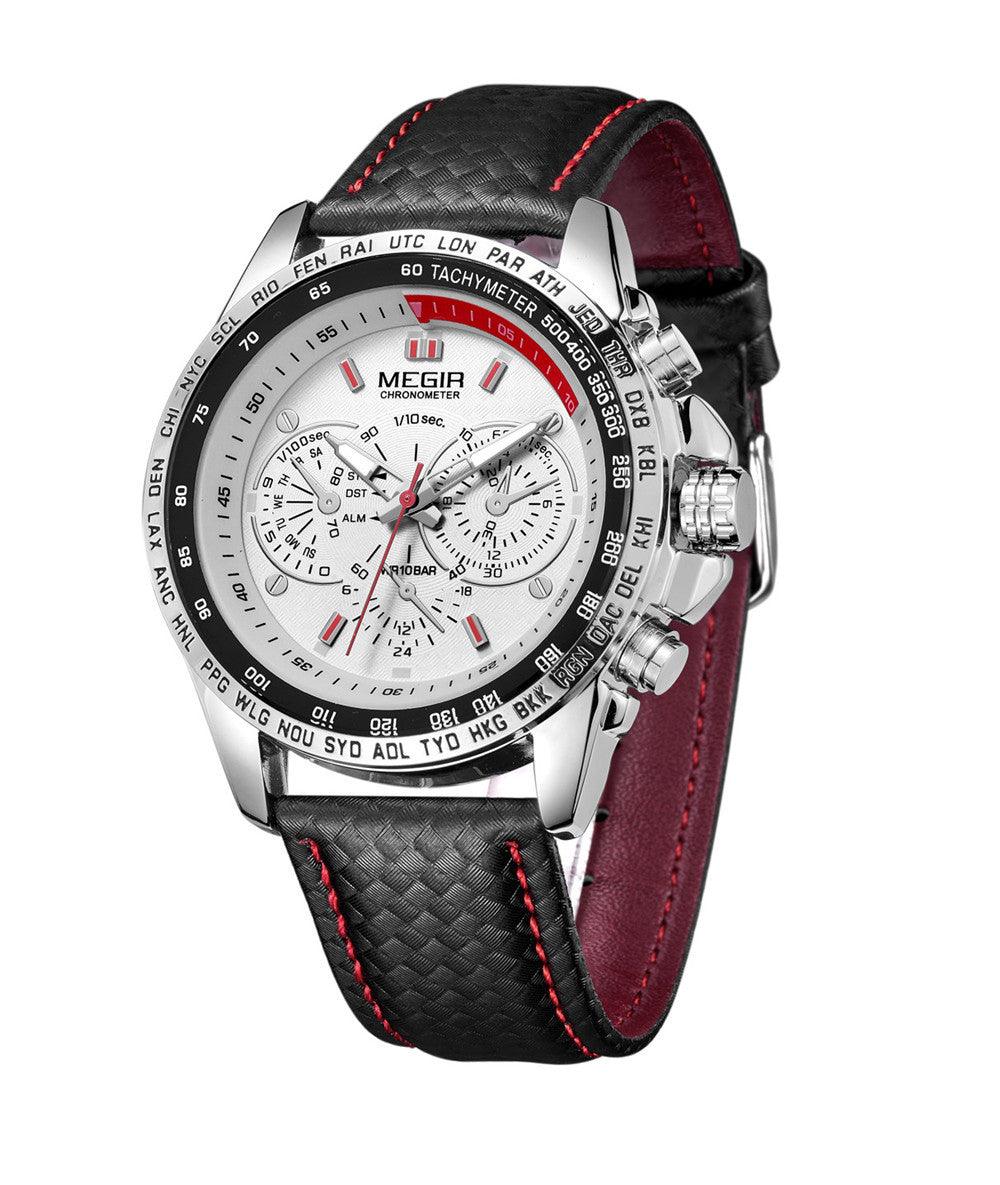 Fake Three-eyed Luminous Men's Watch Sports - Trendha