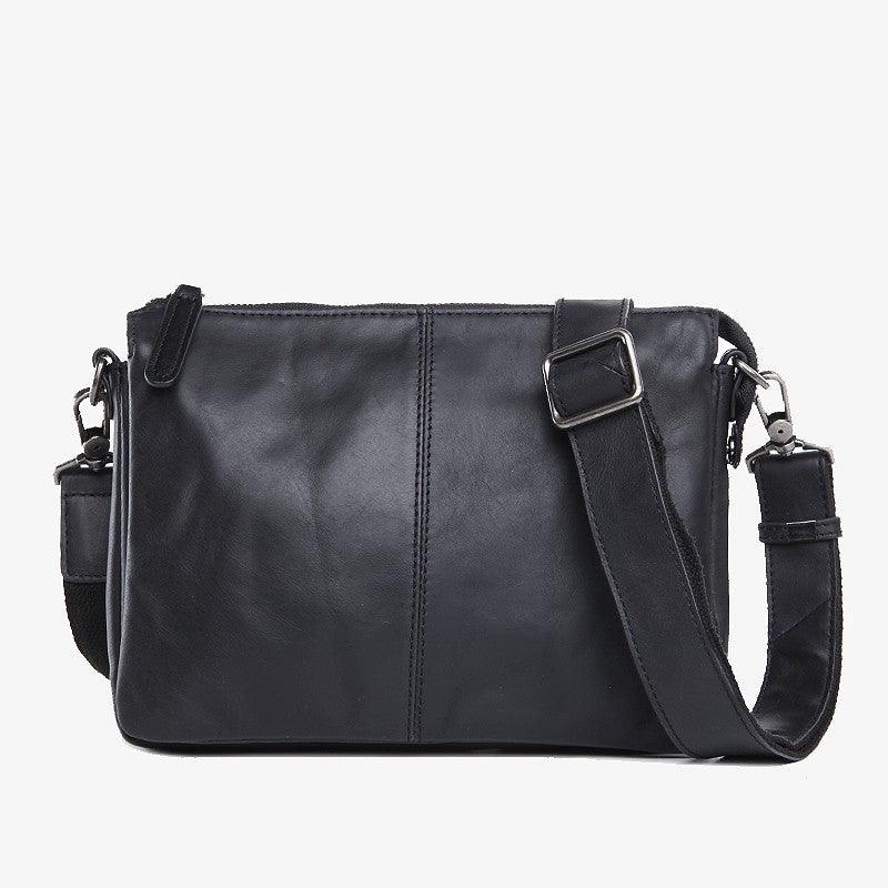 Fashion Casual Cowhide Leather Cross Section Small Crossbody Bag - Trendha