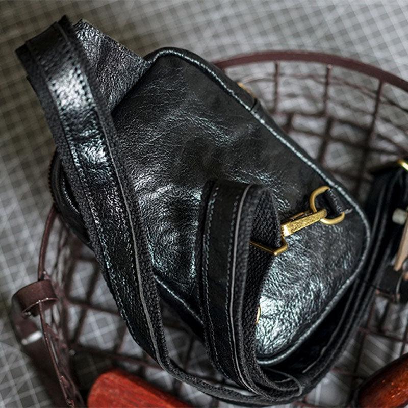 Fashion Chest Bag Men's Small Leather - Trendha