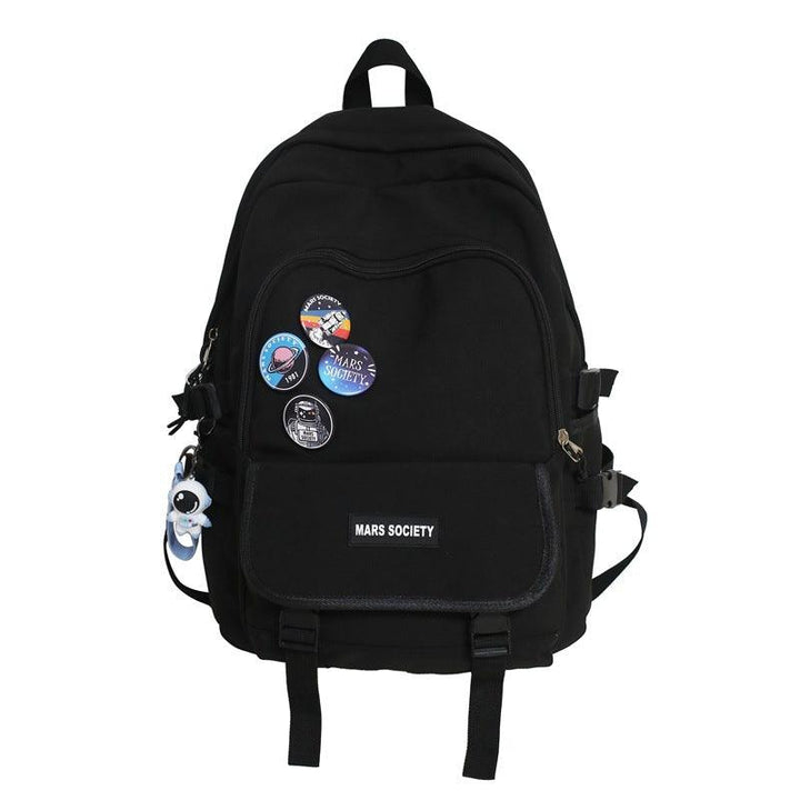 Fashion College Students School Bags High School Students Large Capacity Travel Computer - Trendha