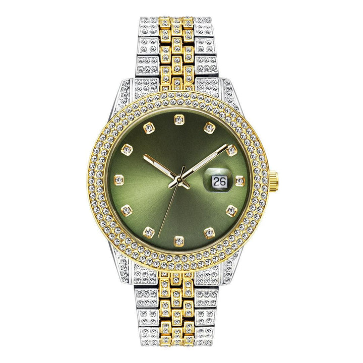 Fashion Hip Hop Diamond Watch Full Diamond Luminous - Trendha