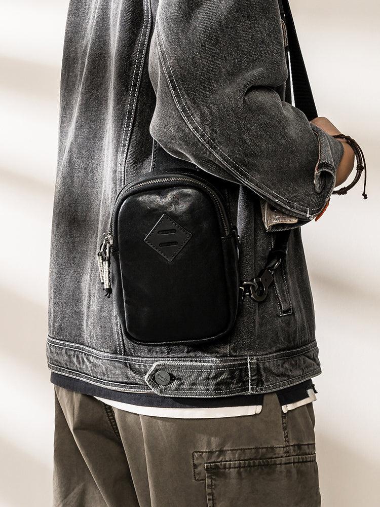 Fashion New Leather Men's Chest Bag - Trendha