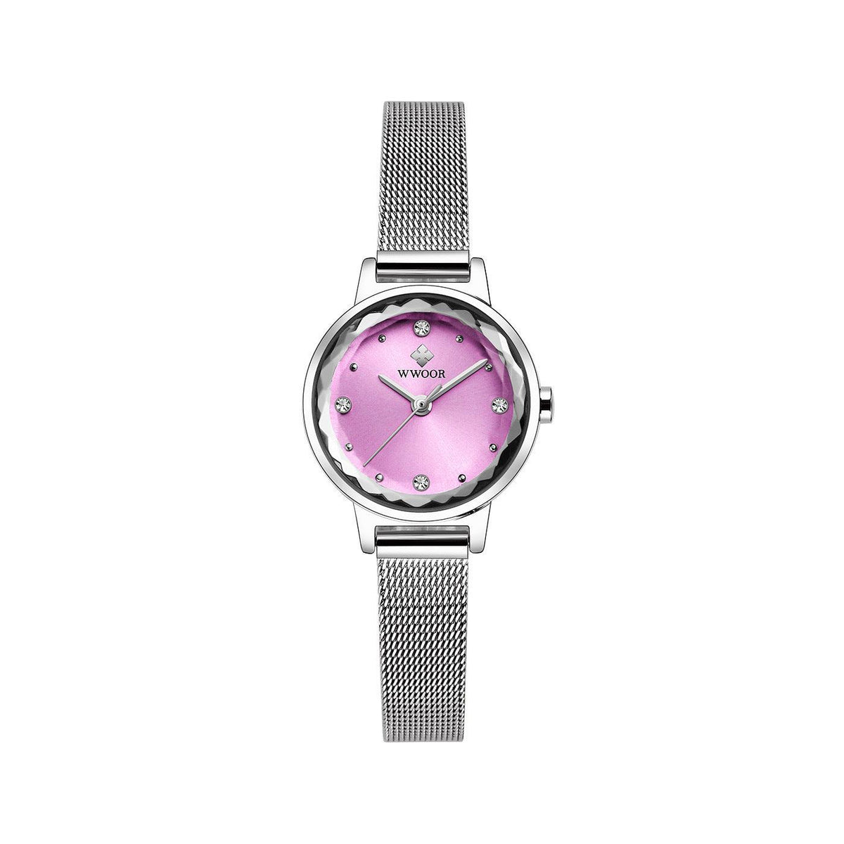 Fashion Simple Women's Quartz Watch Mesh Strap - Trendha