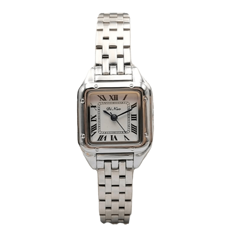 Fashion Square Simple Steel Band Quartz Watch - Trendha