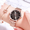 Color: Black plate with rose gold she