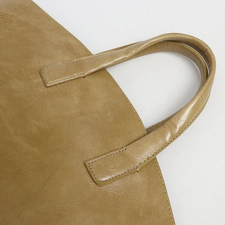 Elegant Vegan Leather Tote Bag