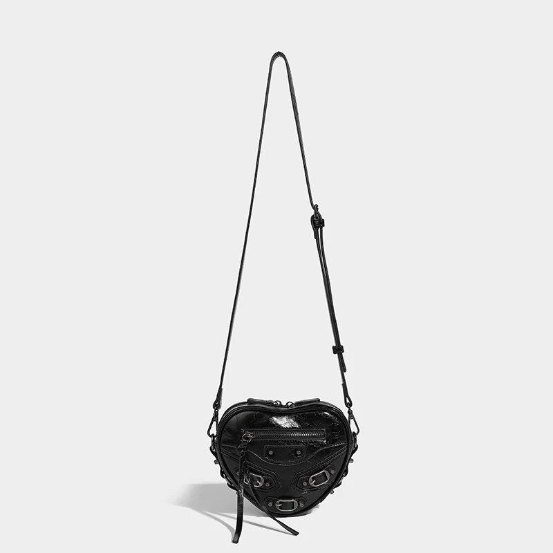 Elegant Heart Small Tote Handbag
