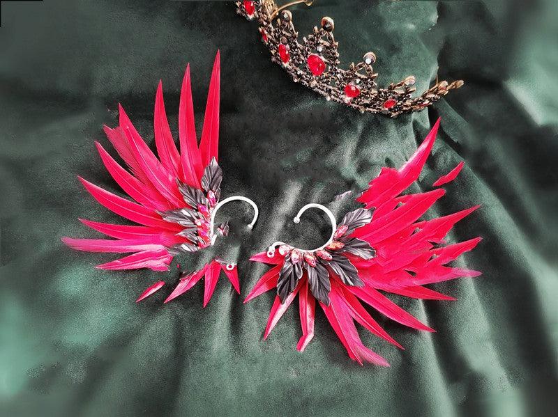 Feather Earrings Angel Wings Jewelry - Trendha