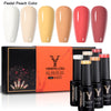 color: Pastel peach colors set
