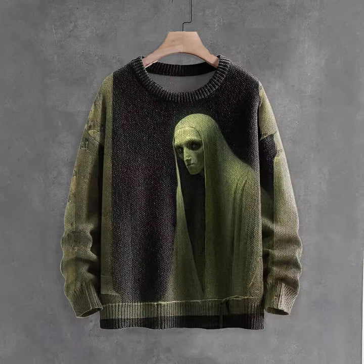 Halloween Sweater Ghost Horror Element Top