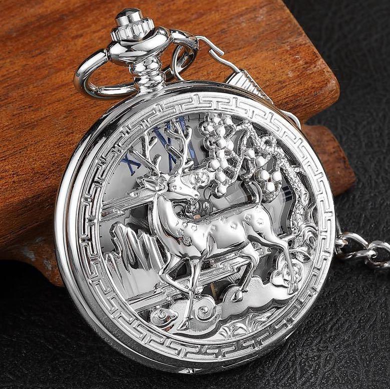 Flip Mechanical Pocket Retro Necklace Watch - Trendha