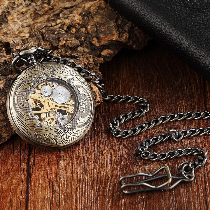 Flip Mechanical Pocket Retro Necklace Watch - Trendha