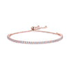 Color: Rose gold white stone