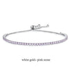 Color: Platinum pink stone