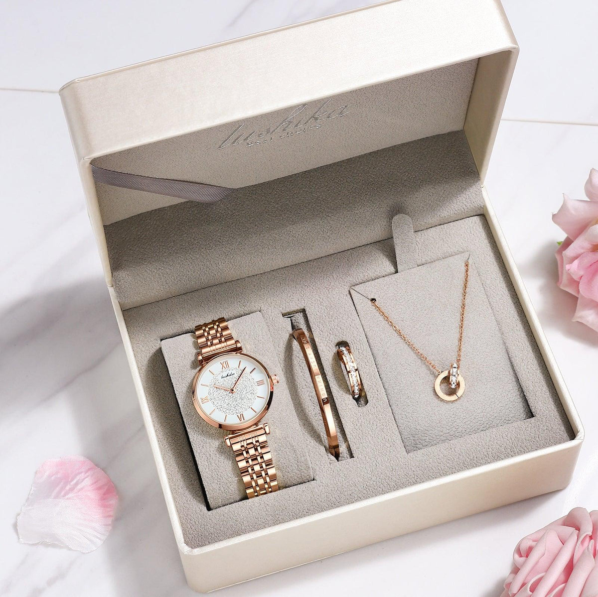 Full Star Steel Band Fashion Women's Watch - Trendha