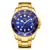 Color: All gold and blue face