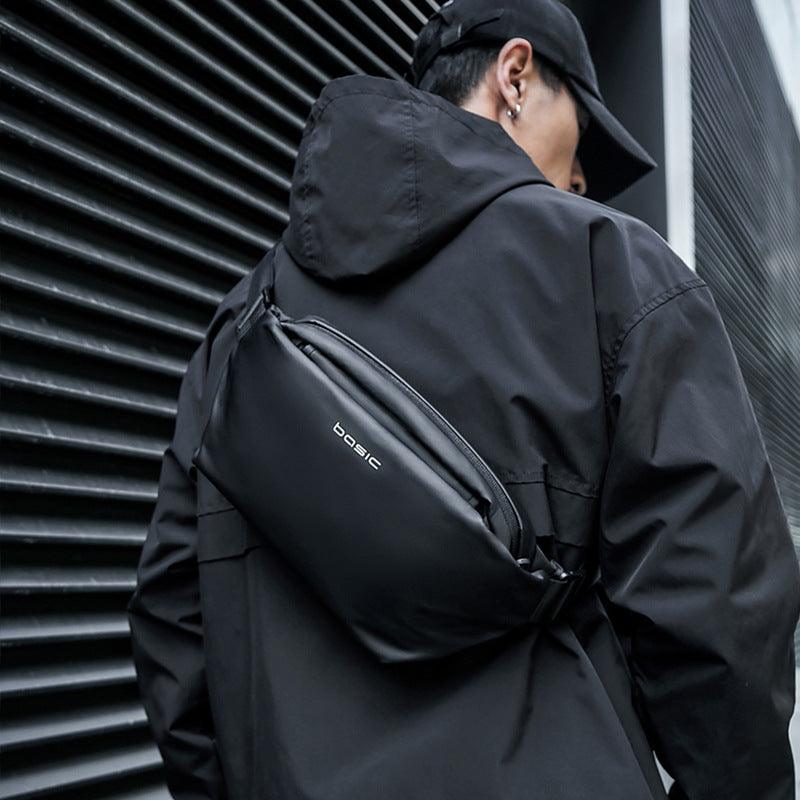 Functional Cross-body Men's Work Clothes One-shoulder Backpack - Trendha