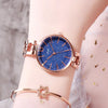 Color: Rose Gold Shell Blue Plate