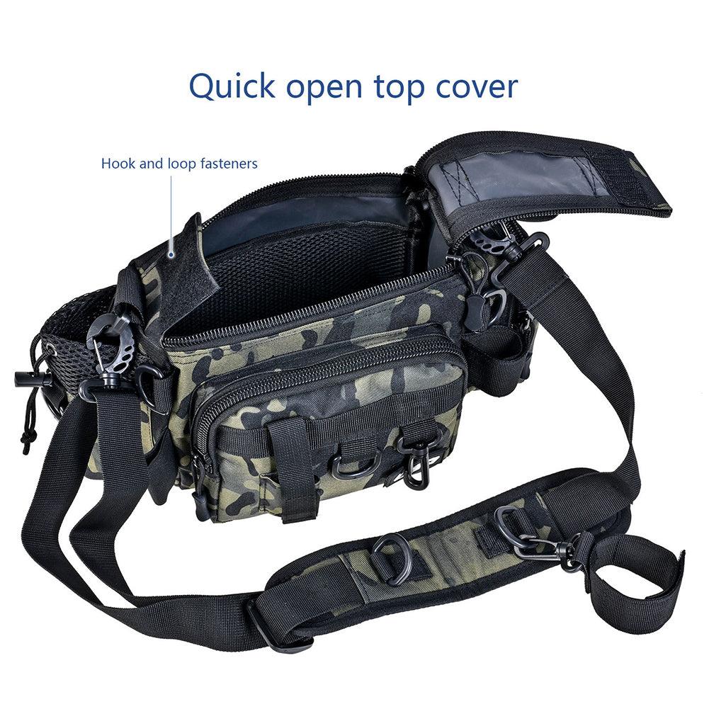 Green Dark Night Camo Fishing Gear Accessories Pack - Trendha