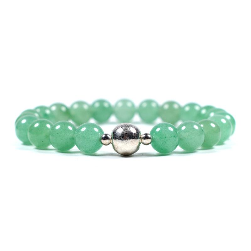 Green Tung Ling Jade Crystal Bracelet - Trendha
