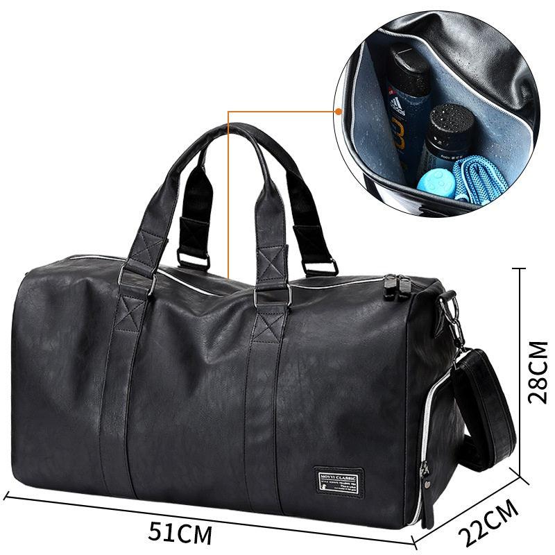 Gym Bag Dry Wet Separation Men's Handbag Casual Short Business Trip Travel Bag Large Capacity - Trendha