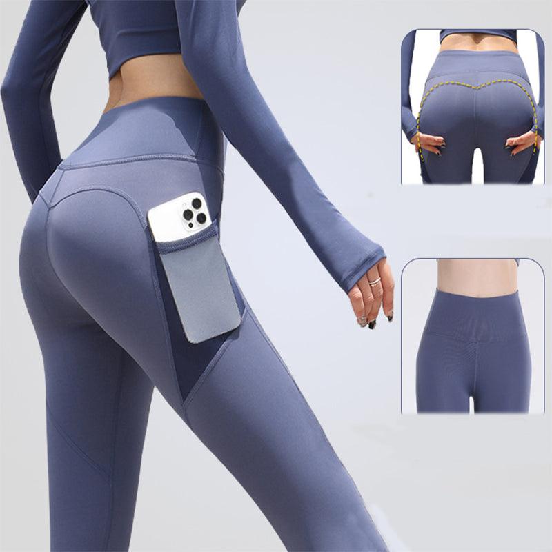 Gym Sport Seamless Leggings With Pockets Push Up High Waist Pants Women Fitness Running Yoga Pants Gym Sport Seamless Leggings - Trendha