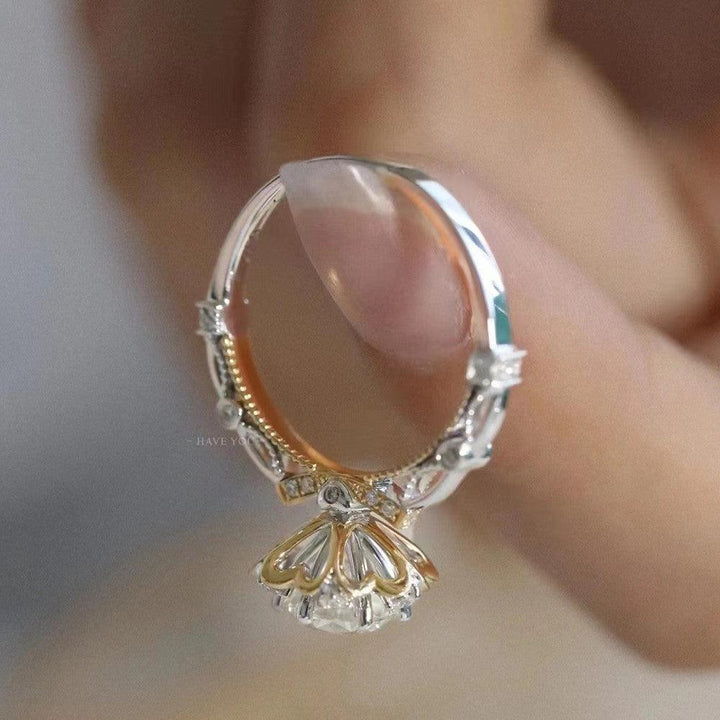 High-clean Mosonite Wedding Ring - Trendha