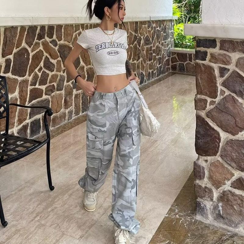 High Waist Wide Leg Jeans Slimming Mopping Tide - Trendha