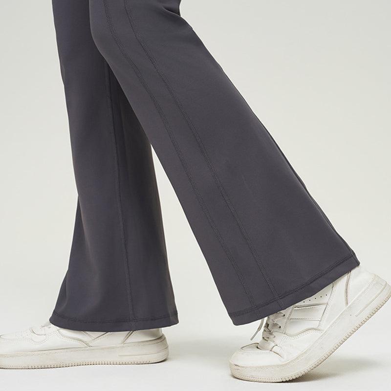 High Waist Zipper Bell-bottom Trousers For Women Slimming Butt Lifting Flared Leggings Sports Gym Fitness Yoga Pants Quick-drying - Trendha