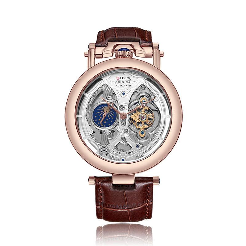 Hollow Bottom True Tourbillon Waterproof Automatic Machine - Trendha