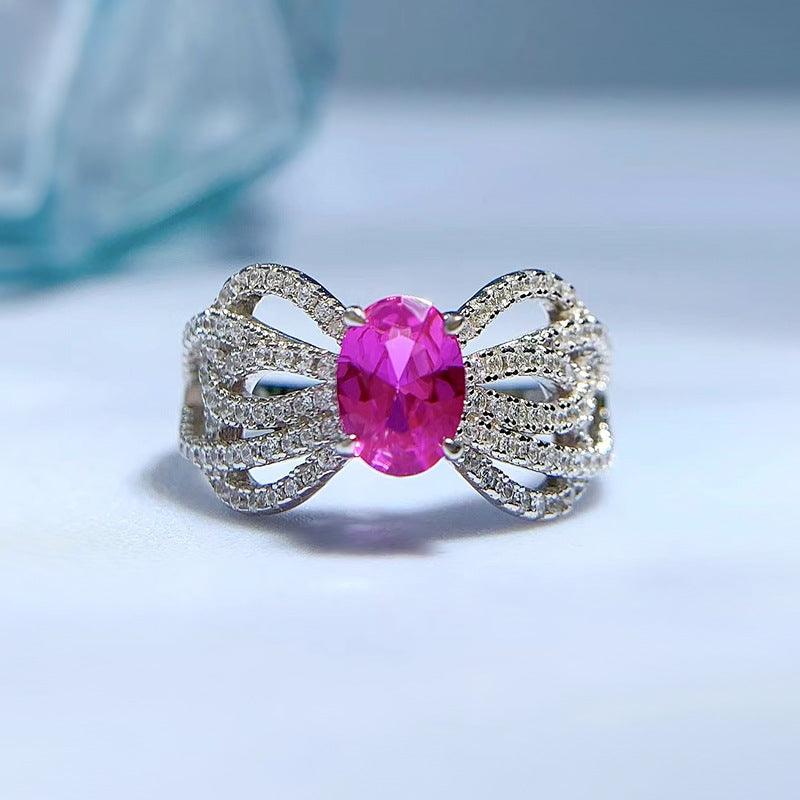 Jewelry Bow Lace Design Sense European And American Fashion Ring - Trendha