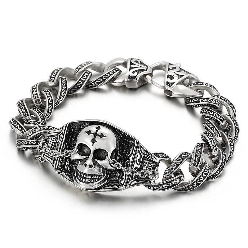 Jewelry Retro Old Creative Personality Stainless Steel Bracelet - Trendha