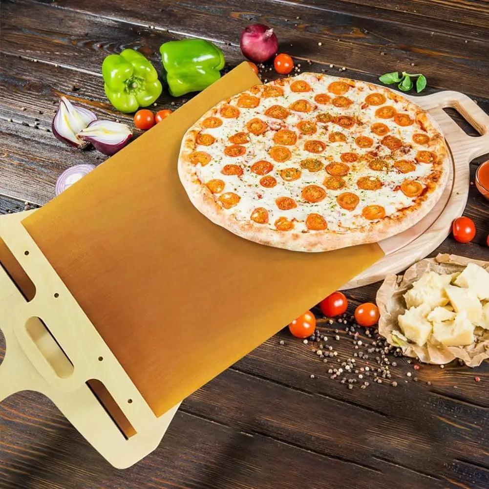 Kitchen Gadgets Sliding Pizza Shovel Non Stick Pizza Smooth Cutting Board Storage Transfer Board Kitchen Baking Tool - Trendha