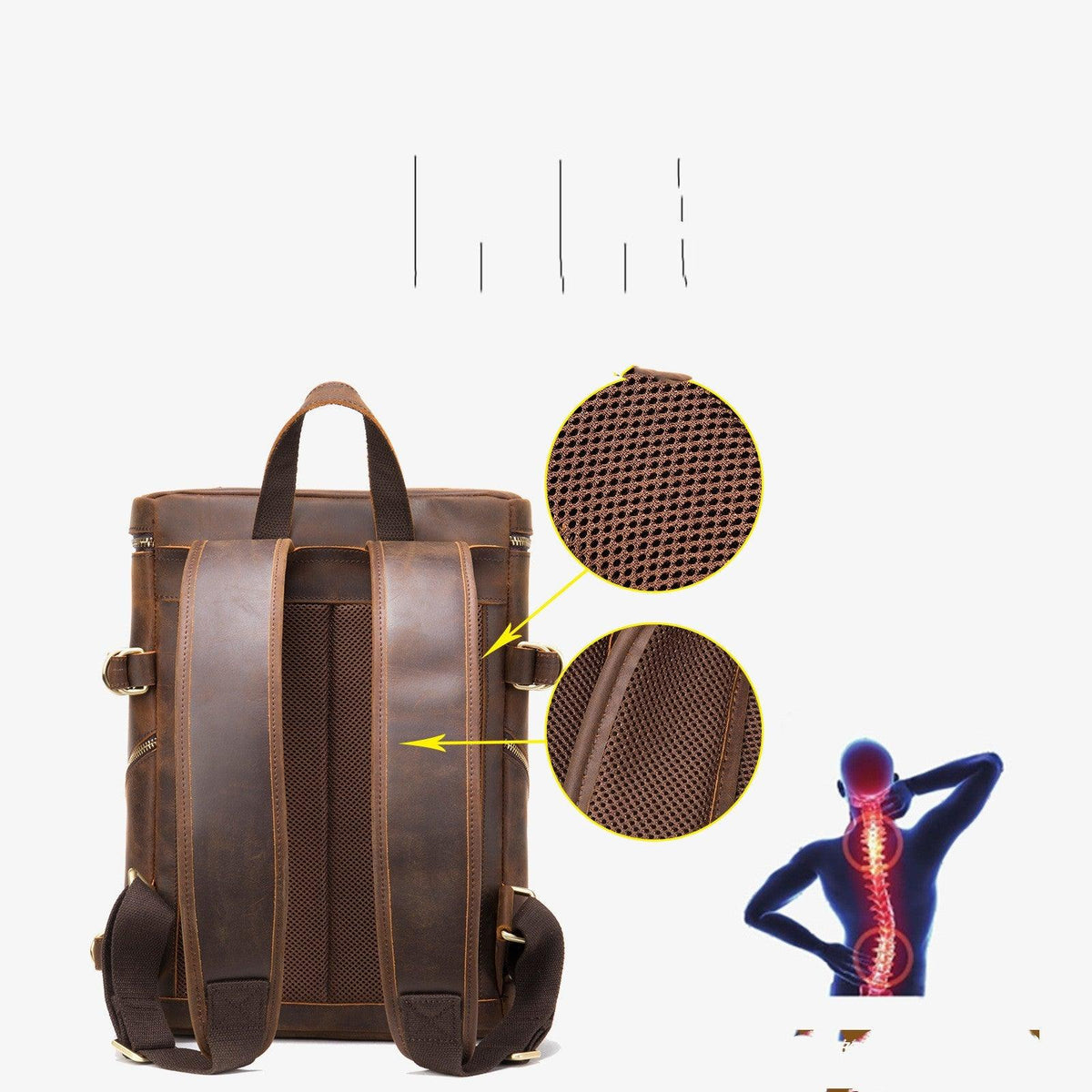 Korean Computer Bag Men's Retro Crazy Horseskin Shoulder - Trendha
