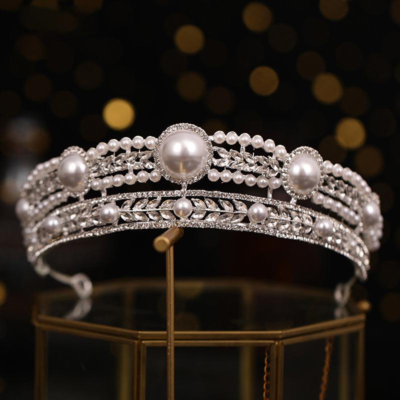 Korean Style Wedding Retro Pearl Princess Super Fairy Hair Accessories - Trendha