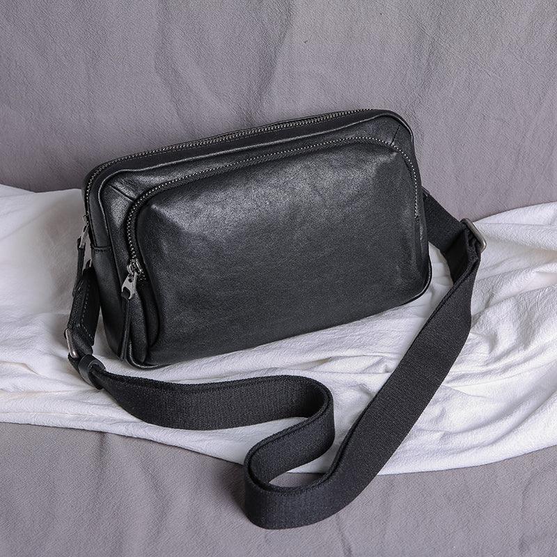 Large Capacity Multifunctional Leather Shoulder Bag For Men - Trendha