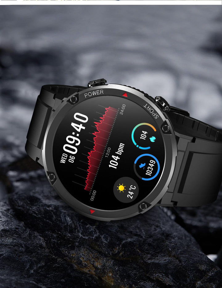 Large Screen HD Step Counting Heart Rate Blood Pressure More Than Sport Smart Watch - Trendha