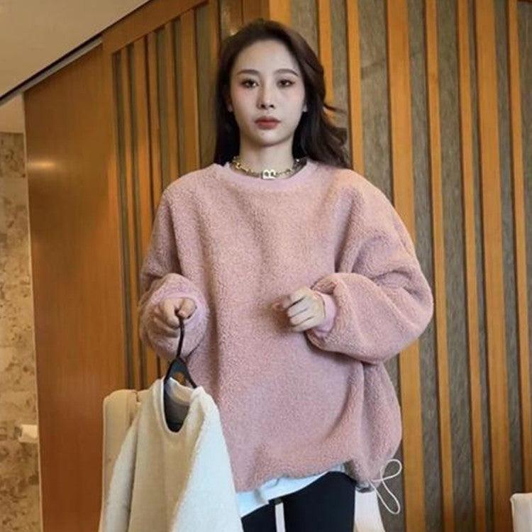 Women’s Polyester Round-Neck Sweater