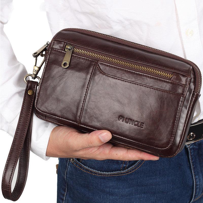 Leather Clutch Men's Envelope Bag Clutch Bag Men's Bag Clutch Large Capacity - Trendha