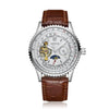 Color: White face brown band