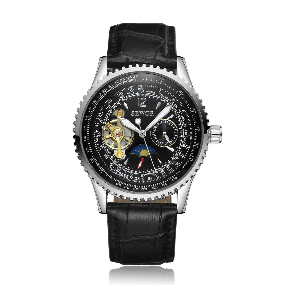 Leisure Business Men's Mechanical Watch Calendar Display - Trendha